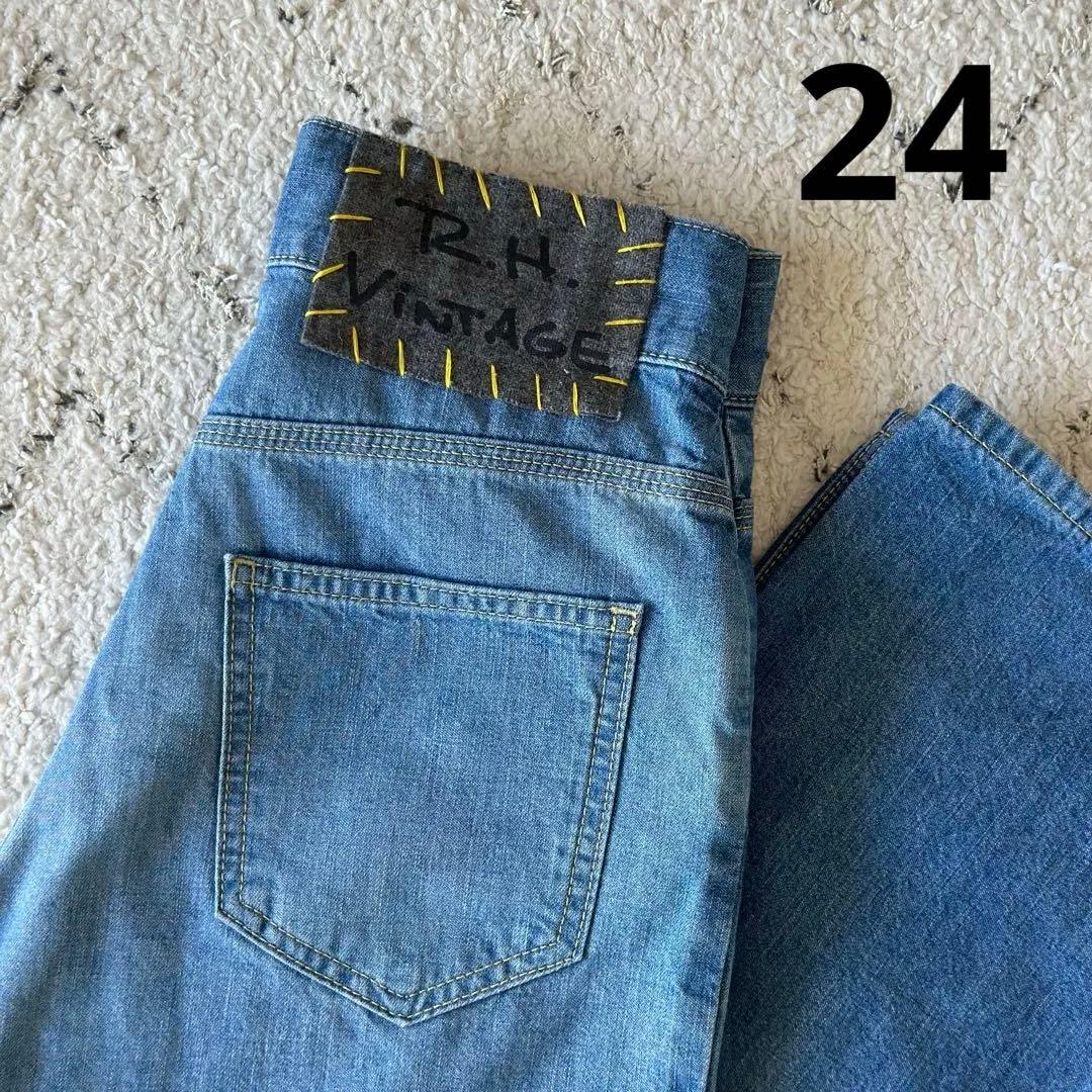 【定番】ロンハーマンヴィンテージRHVINTAGE ハイウエストストレートデニム ロンハーマン RH Vintage ハイウエストストレートデニム 25 - メルカリ