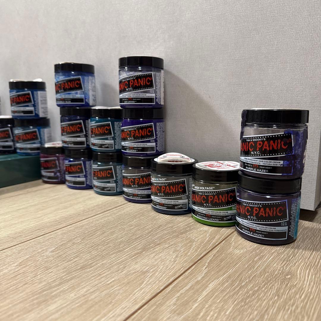 ［マニキュア32個セット売り】MANIC PANIC ヘアカラー剤 多色セット