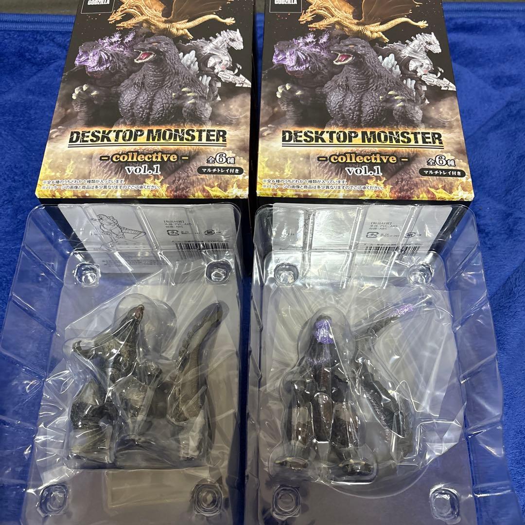 DESKTOP MONSTER collective 2種 ゴジラ フィギュア