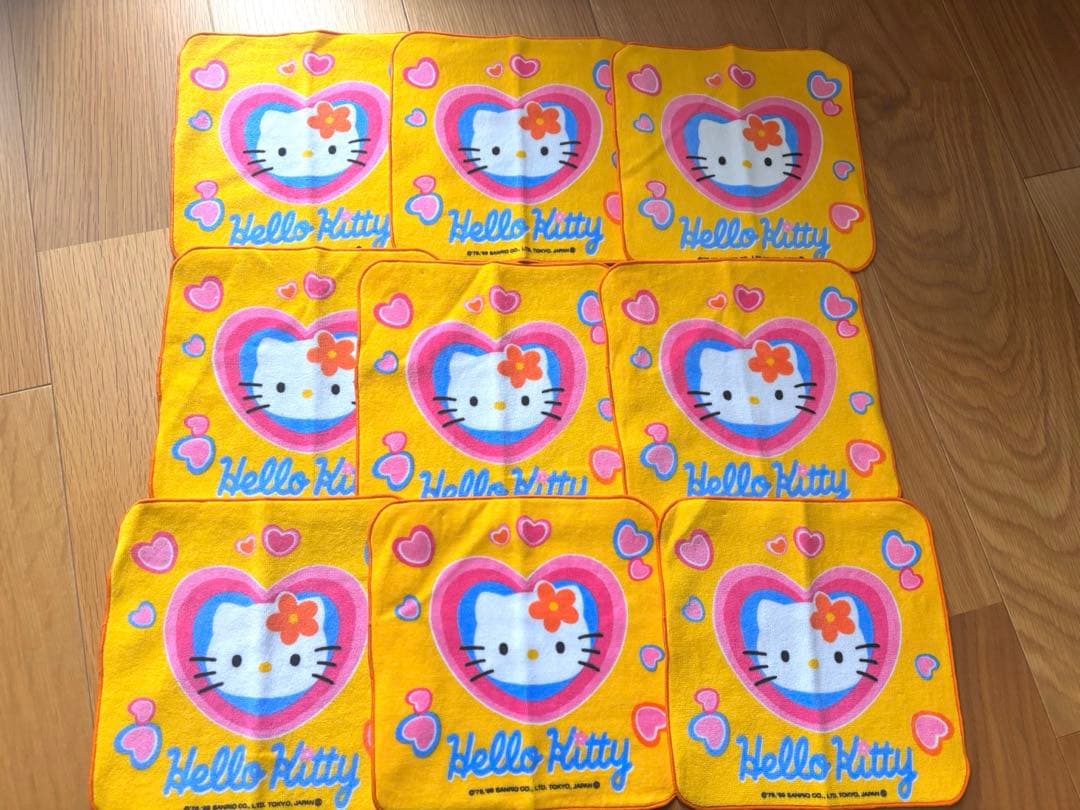 【激レア】非売品　1999年　ハローキティ タオル　ハンカチ　サンリオ