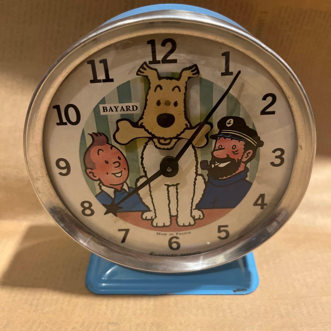 希少品 フランス BAYARL社 タンタンの冒険 置き時計 フランス製 182292548_o4.jpg?