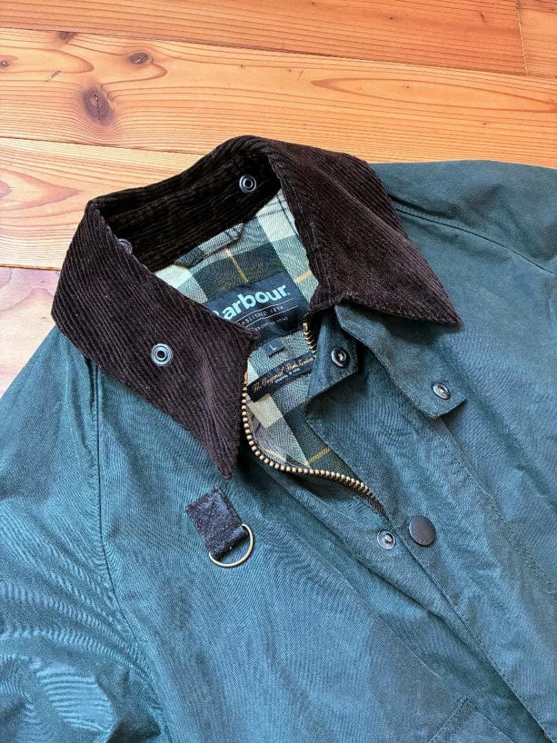 Barbour SPEY(スペイ) WAX JACKET セージグリーン L Barbour（バブアー） 【25SS入荷分/ノーワラントになります】Barbour