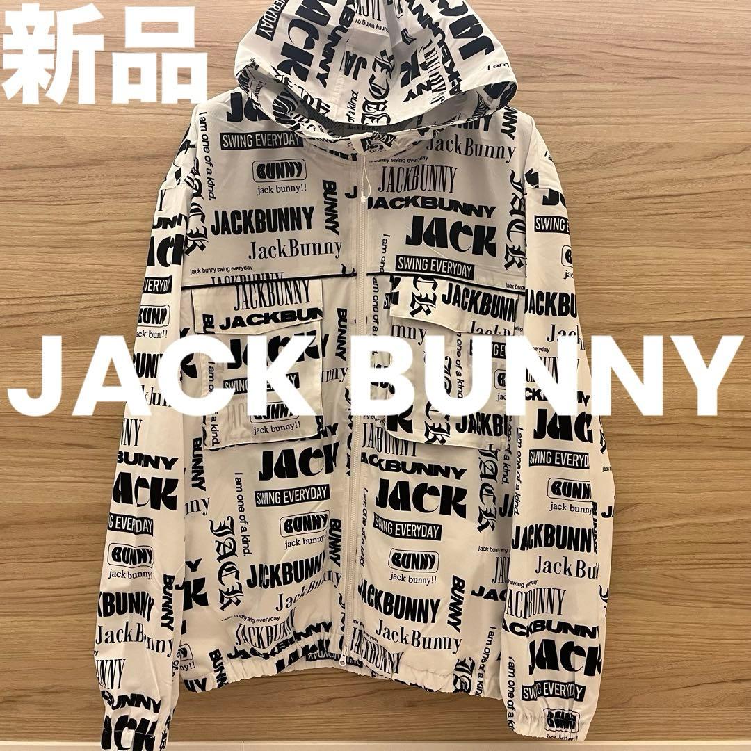 新品★24,200円 ジャックバニー フルジップフーディブルゾン ロゴ総柄 白L 楽天市場】【PREMIUM OUTLET 60%OFF】Jack Bunny!! by PEARLY GATES