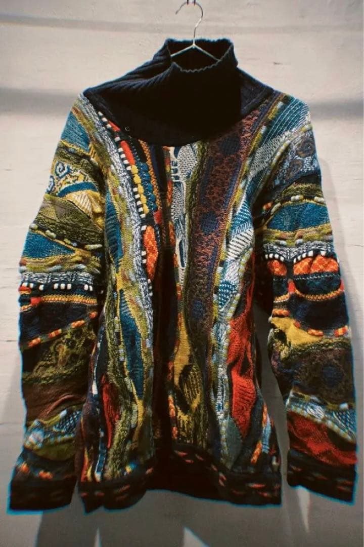 クージー/3Dニット,立体,マルチ/COOGI/90s/希少