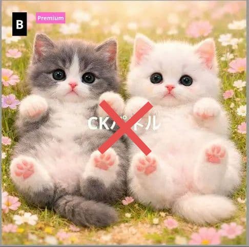 ♡セミオーダー受付中♡ へそ天にゃんこ 猫 642 超レアPremium - メルカリ