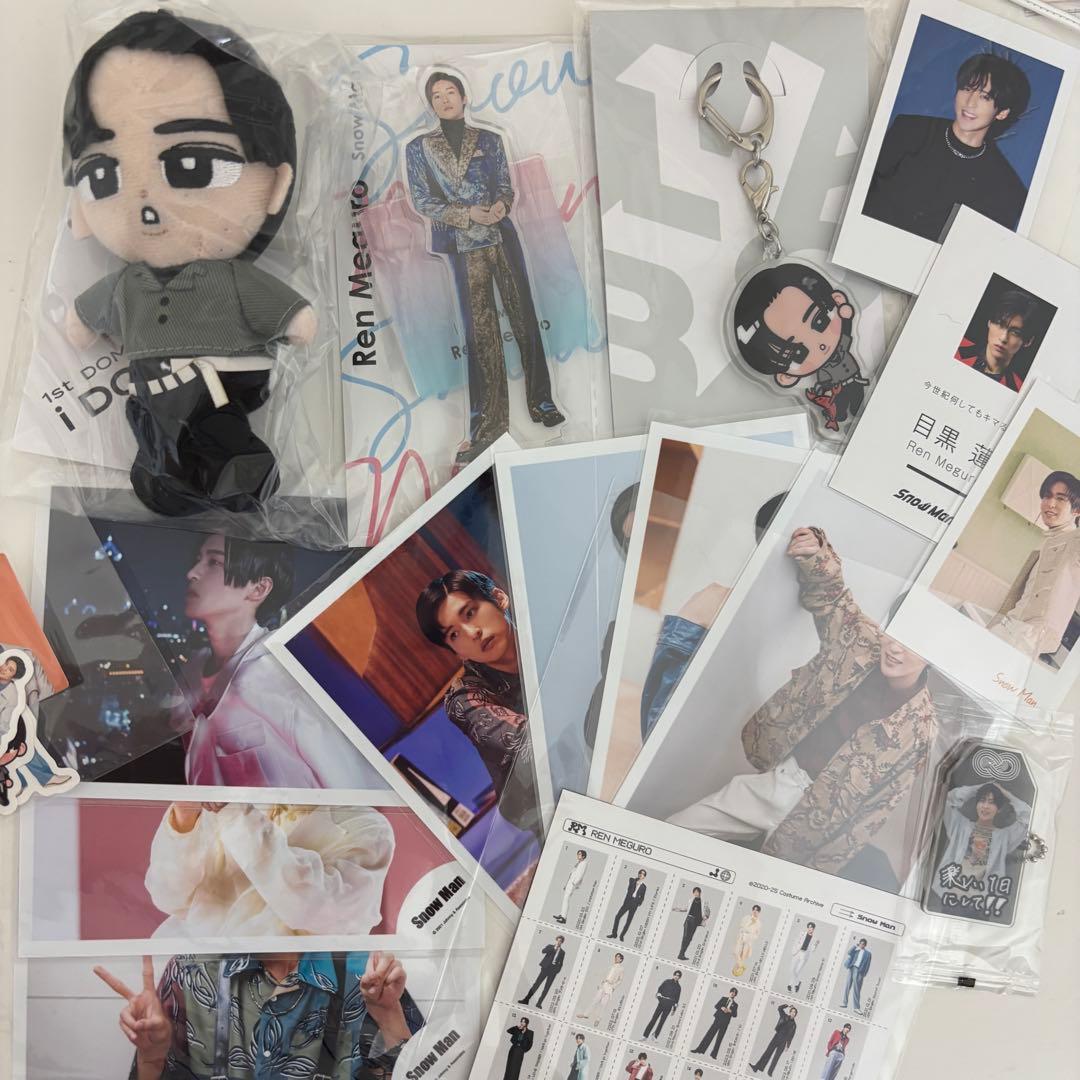 SnowMan 目黒蓮 公式グッズまとめ売り - メルカリ