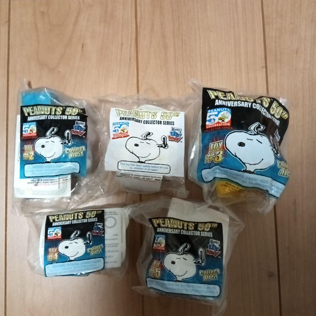 PEANUTS 50th Anniversary フィギュア 5個セット