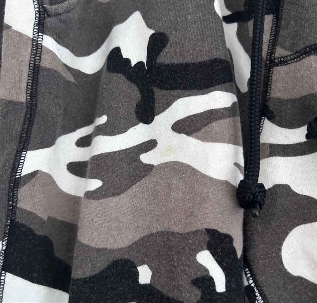 AKM エイケイエム カモフラ 迷彩 セットアップ パーカー Lサイズ