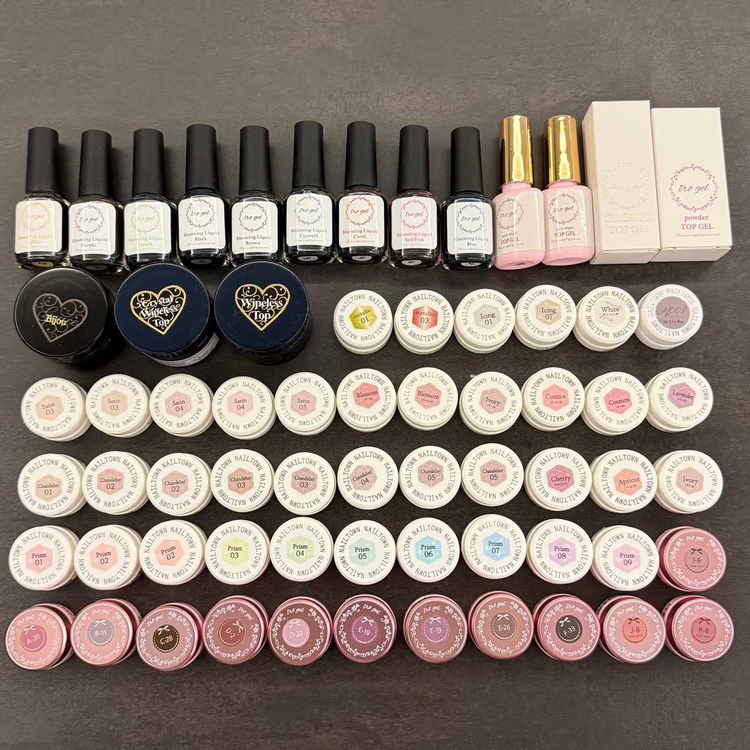 美品 クリア・カラージェル・インクなど66個セット！まとめ売り　プレゼント付♪