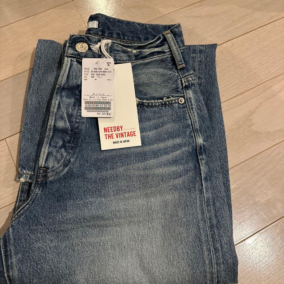 ニード バイ ヘリテージ】 VINTAGE WORK WIDE DENIM - メルカリ