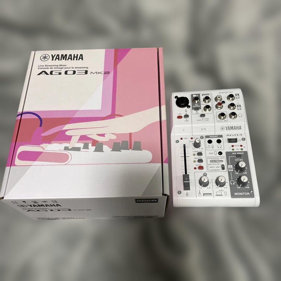 ヤマハ YAMAHA ライブストリーミングミキサー AG03MK2 W