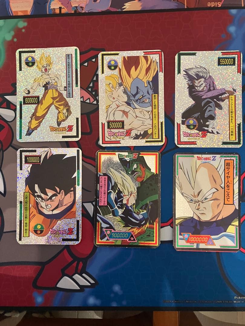 超希少　ドラゴンボール ジャンボ　カードダス 山勝 両面プロマイド6枚　プリズム