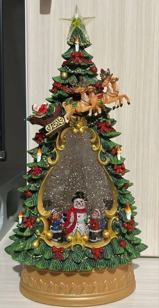 スノードーム　ツリー　雪だるま　クリスマス 楽天市場】☆P10倍 12/25まで☆Lewondr スノードーム クリスマススノー