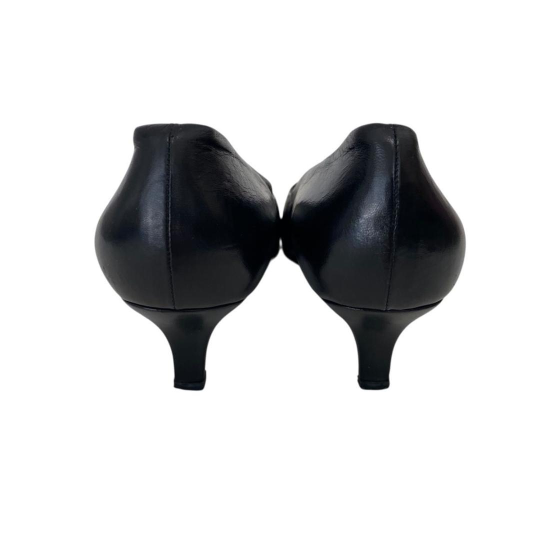 良品 プラダ パンプス ポインテッドトゥ ヒール サイズ37 24.0cm