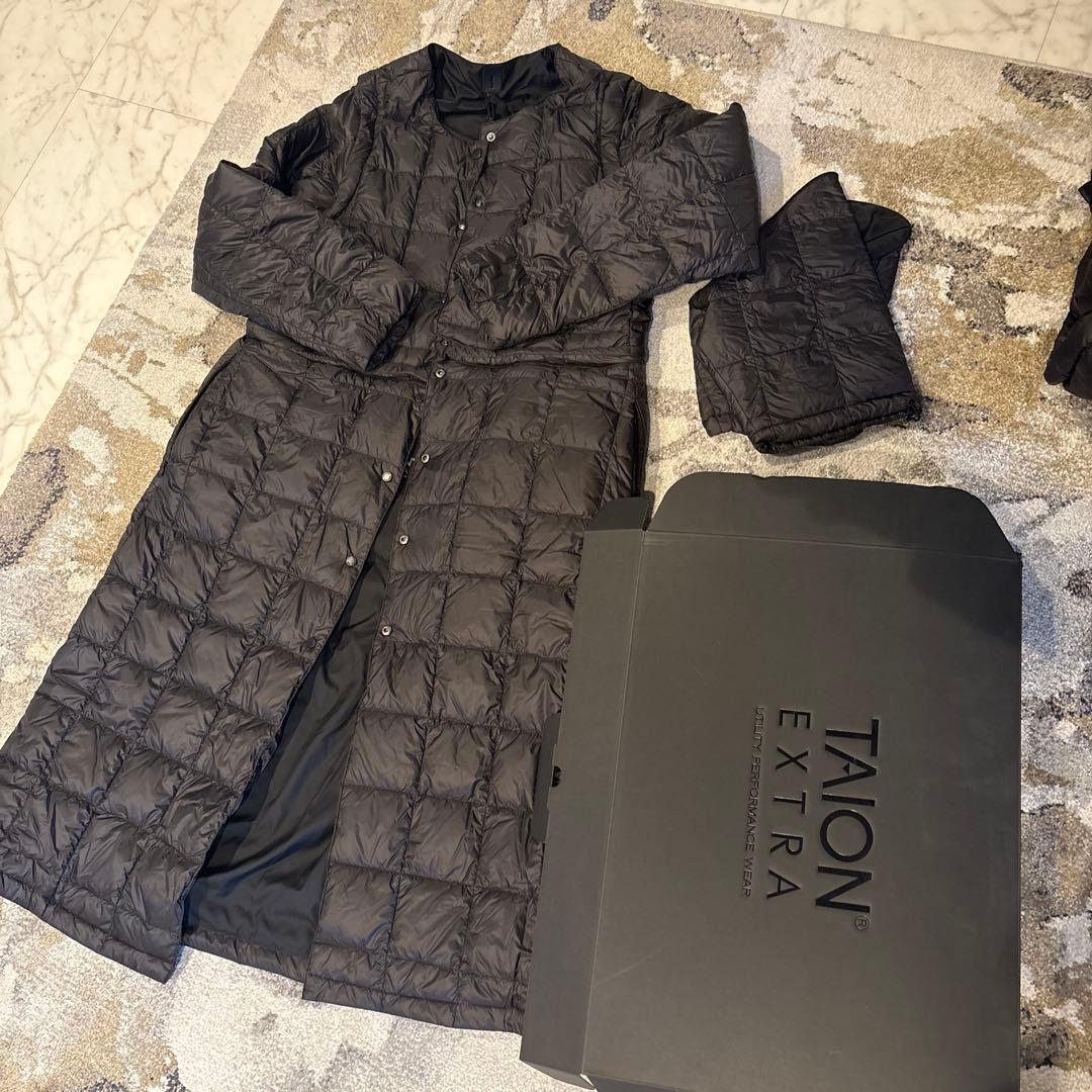 TAION EXTRA ブラック ダウンジャケット　L