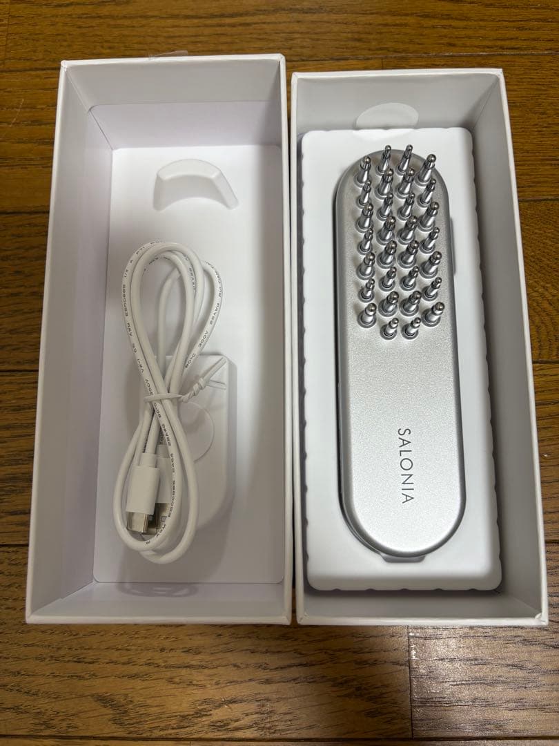 SALONIA EMSリフトブラシ 美顔器 電気ブラシ SALONIA（サロニア） 美顔器 ブラシ EMS リフトブラシ 3Dケア 頭皮 頭