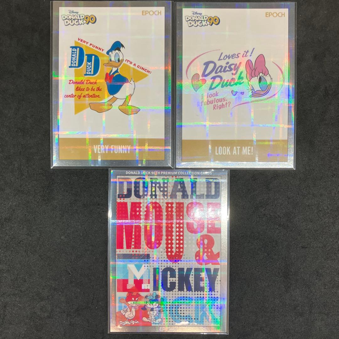 EPOCH 2024 ドナルドダック 90th 299枚限定 3枚セット - メルカリ