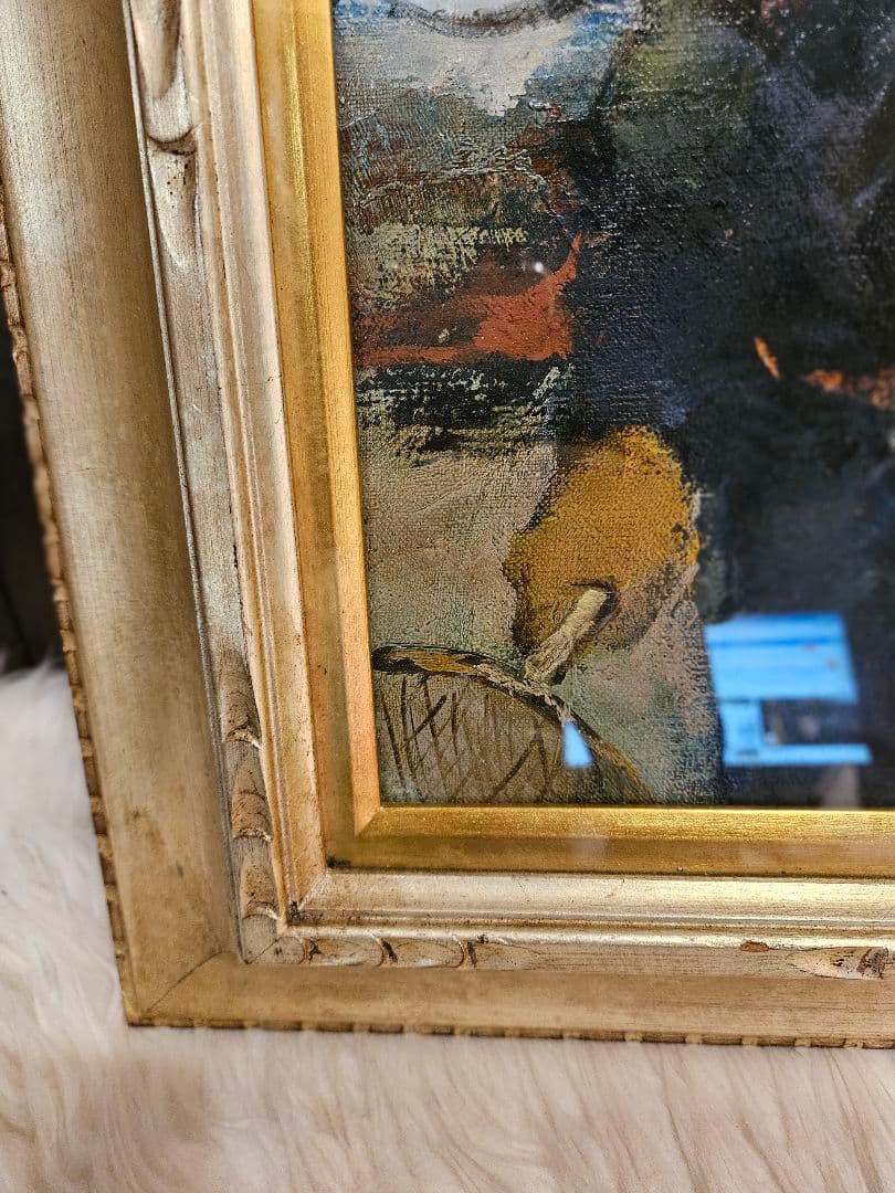 工藤和男「陽光の浜」油彩 F6号 創元会元会長 労働者の賛歌 一枚の繪