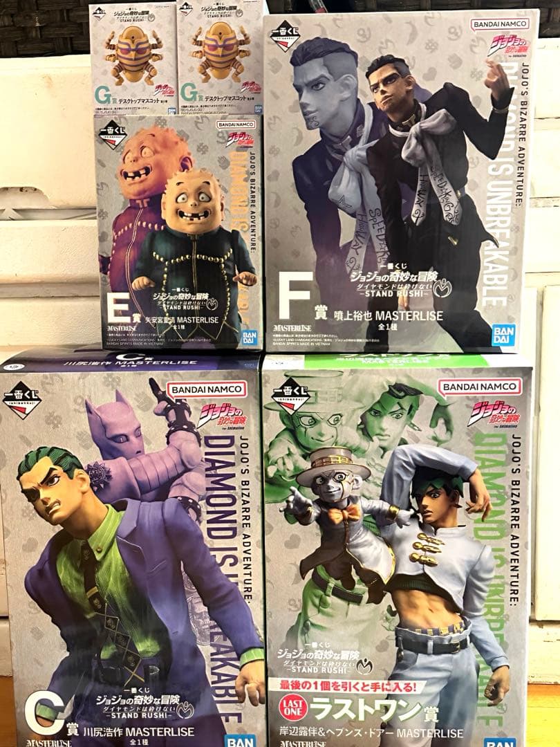 ジョジョの奇妙な冒険 一番くじフィギア ラストワン賞&C賞&E賞&F賞&G賞