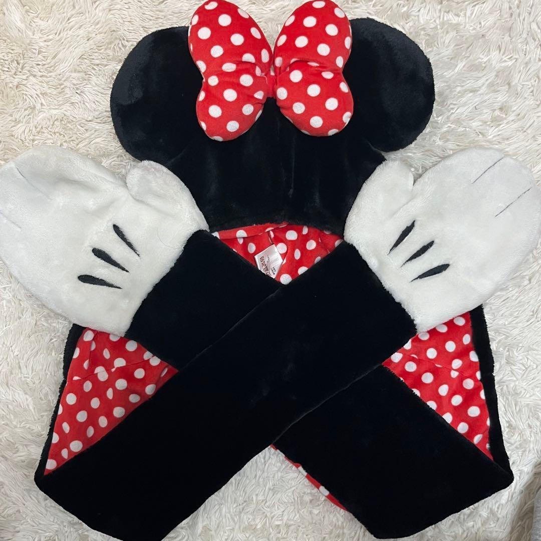 ⚠️非公式⚠️ ミニー マフラーキャップ ディズニー ファンキャップ