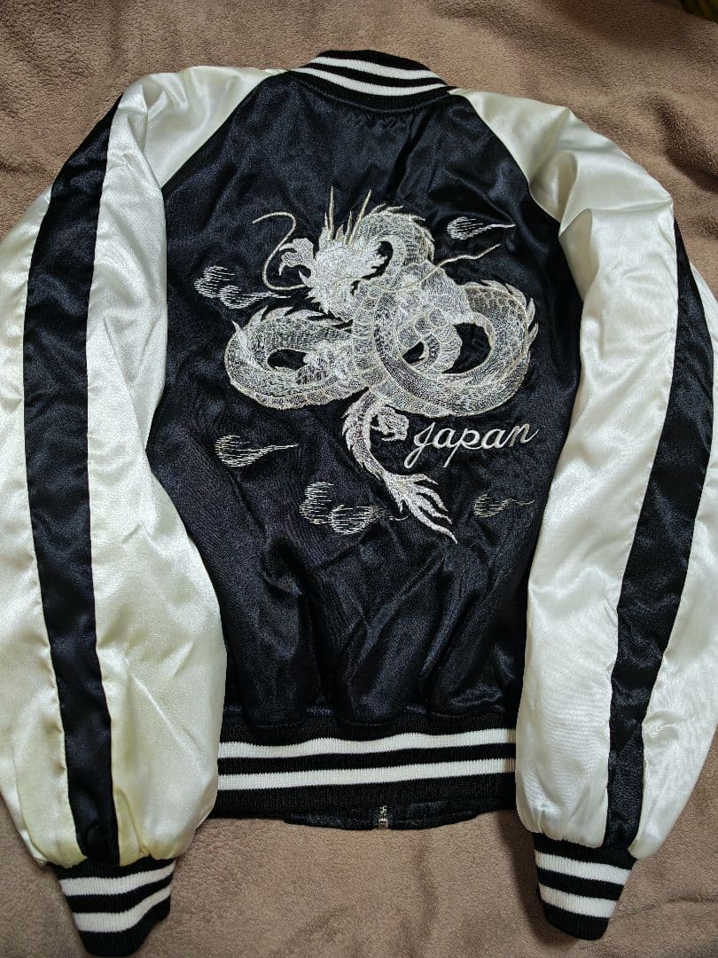 HOSHIHIME 日本限定龍 スカジャン サテン unisex vintage