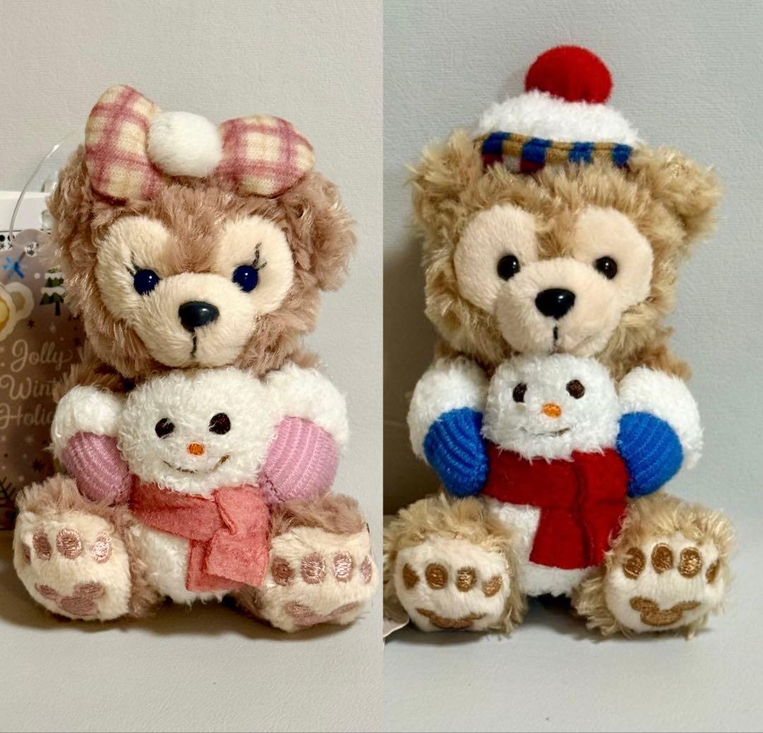 【タグ付】ダッフィー & シェリーメイ　ジョリーウィンター　雪だるま　ストラップ 2026年最新】ダッフィー ぬいぐるみストラップ 雪だるまの人気アイテム