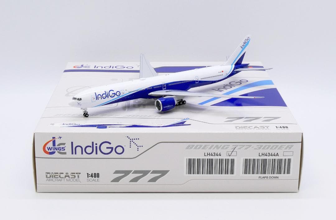 インディゴ 777-300ER TC-LKD 1/400 PH11812 Indigo 靛蓝航空Boeing 777-300ER TC-LKD Phoenix 1:400 -飞机