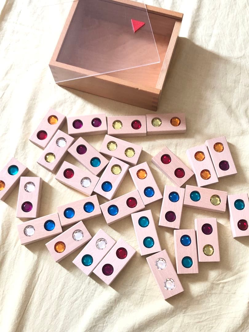 デュシマ社　ジュエルドミノ　積み木　木製＆知育玩具　ドイツ　パズル　おもちゃ