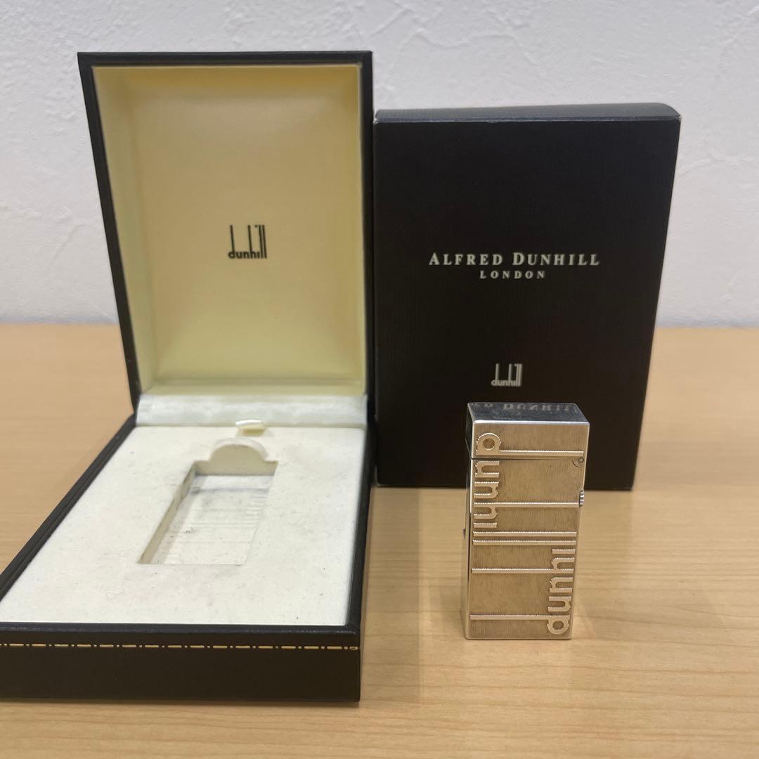 ■ dunhill ダンヒル シグネチャー ガスライター ローラー 着火未確認