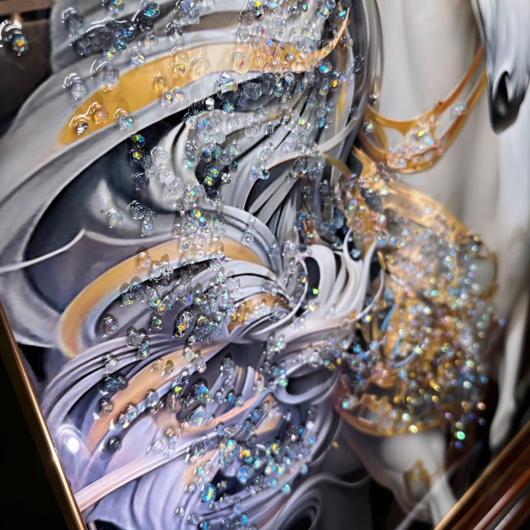 キラキラ干支馬の額絵 - メルカリ