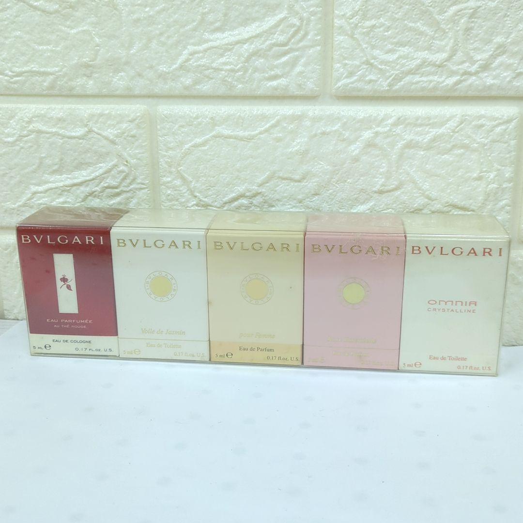 BVLGARI ブルガリ　ミニ香水　5点セット　未開封品