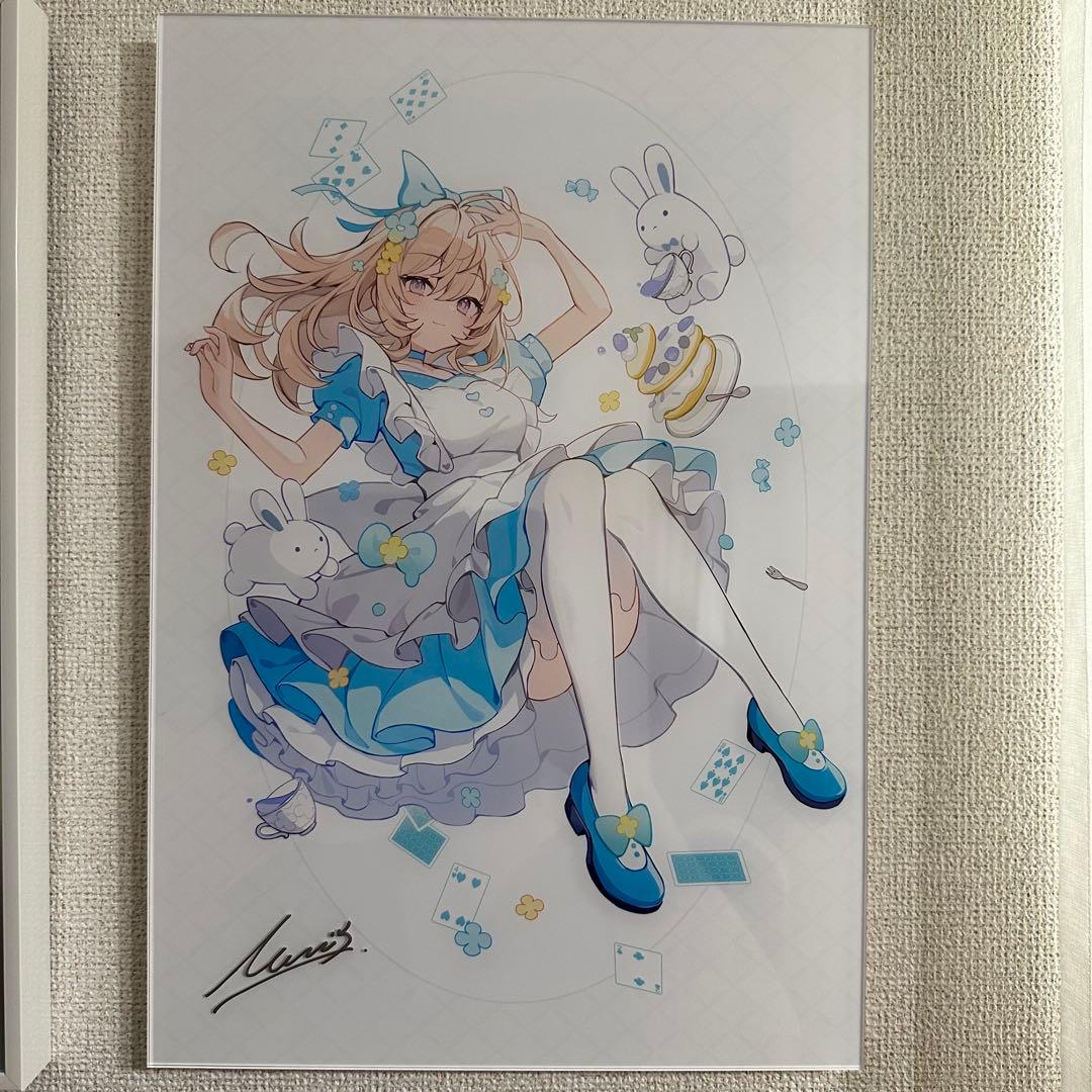 イコモチ Alice 直筆サイン入りアクリルマウント 証明書付き