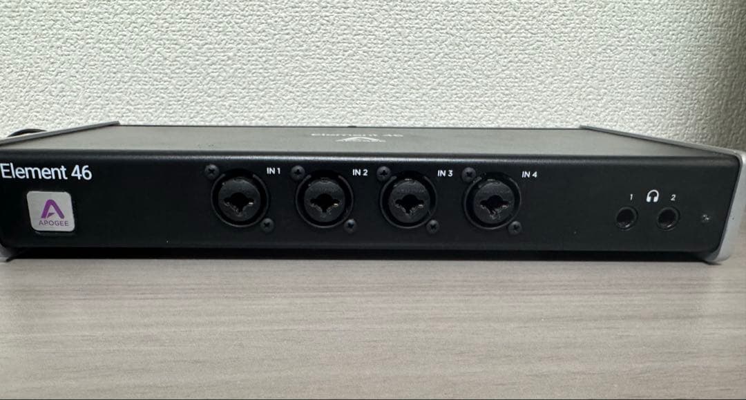 オーディオIF APOGEE ELEMENT 46(TB変換アダプタ+ケーブル付
