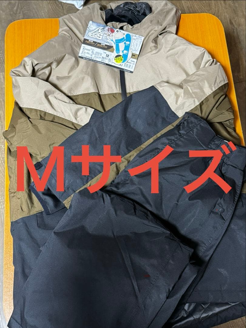 イージス 防水防寒スーツ Mスノーブラウン スキー スノーボード ウェア