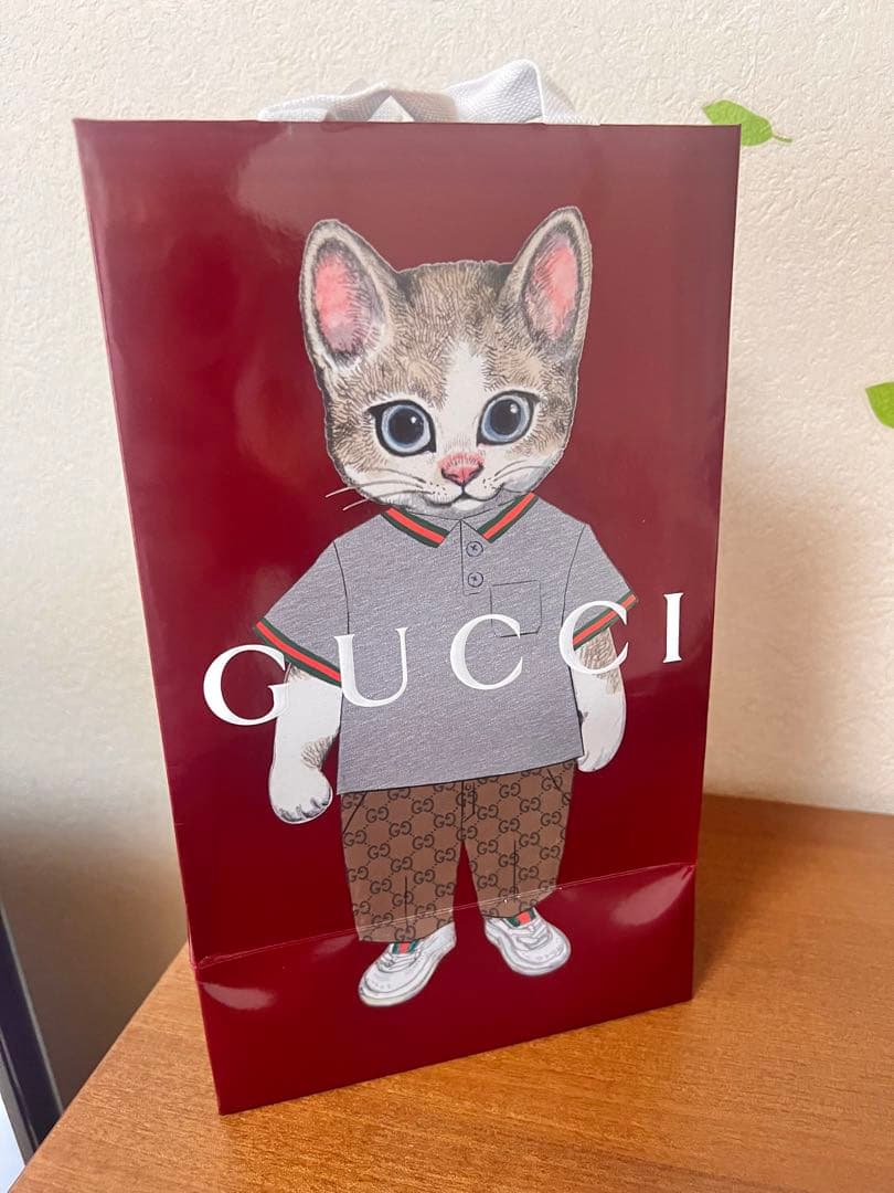 ヒグチユウコ GUCCI 日本限定❣️ ショッパー 2組セット 両面猫あり