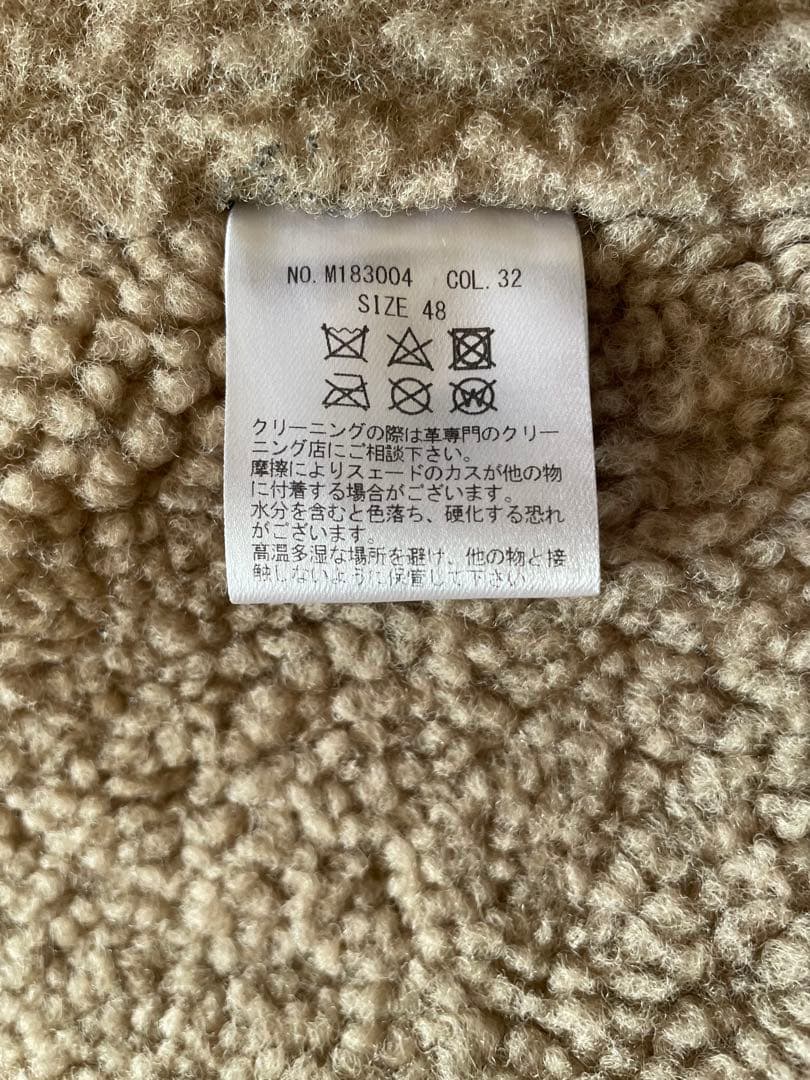 M.l.D.A ミダ ムートンランチコート 完売品 レザージャケット - メルカリ