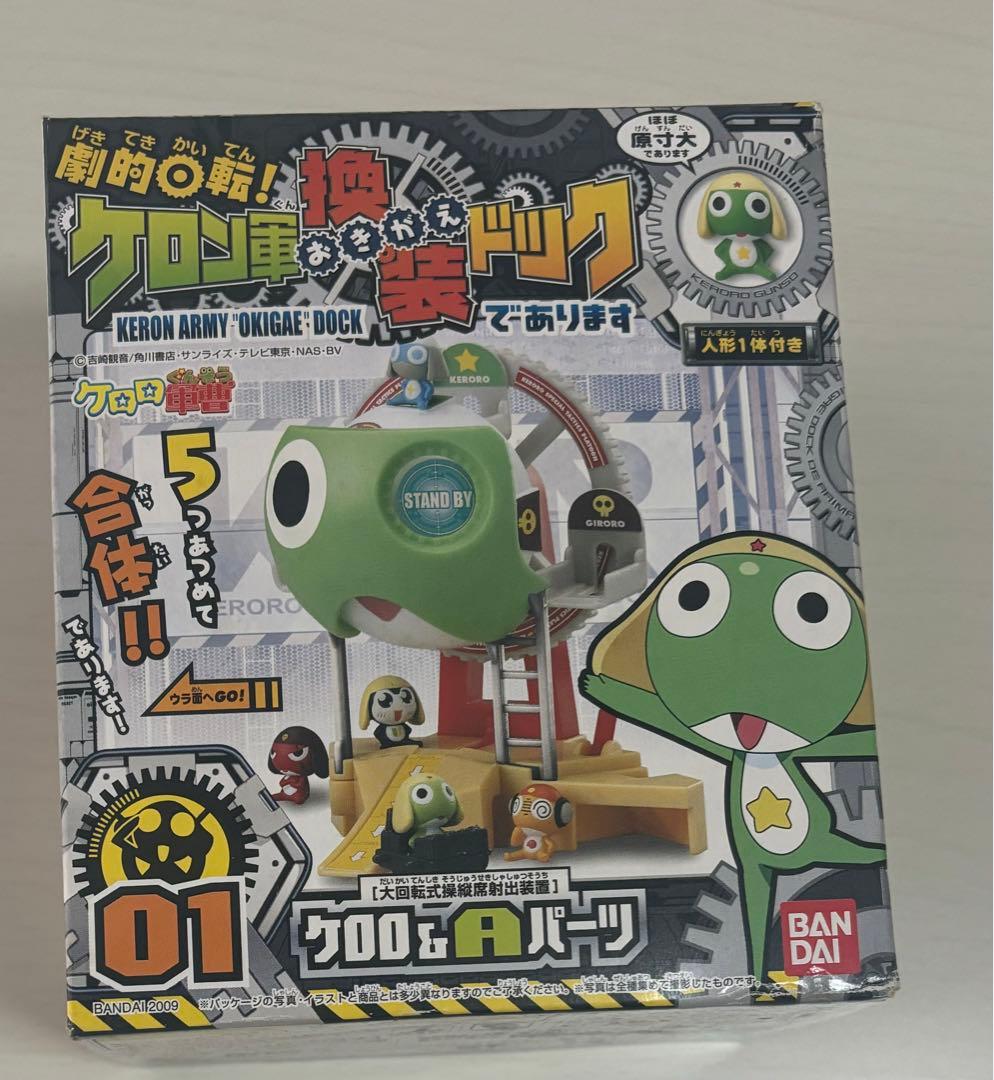 ケロロ軍曹 ケロン軍おきがえドック おもちゃ 玩具 当時物 入手困難