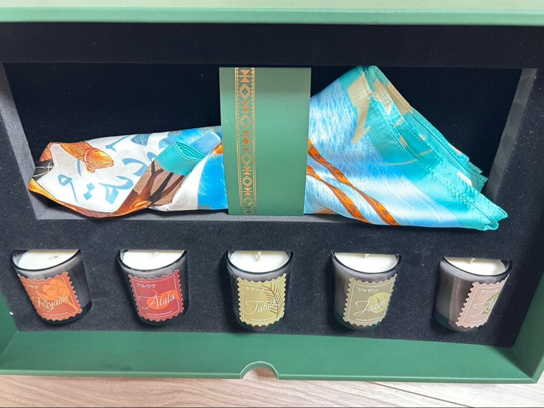 大阪万博　サウジアラビア館　アロマキャンドルセット 大阪関西万博 サウジアラビア館 キャンドル - メルカリ