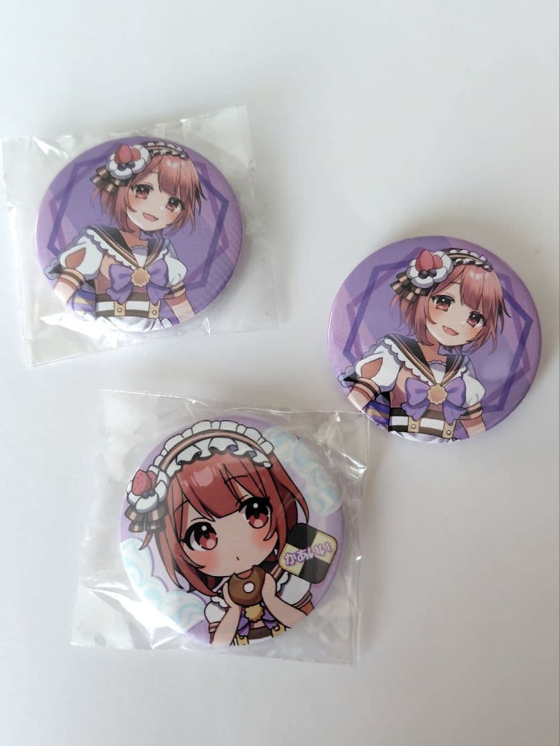 匿名配送】6時のおやつ かあいいちゃん 缶バッジ 3個セット☆ - メルカリ