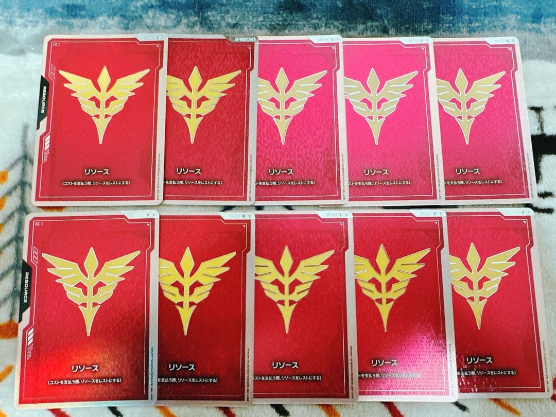 ネオ・ジオン軍 リソースカード　10枚　 FIRSTCOMBAT