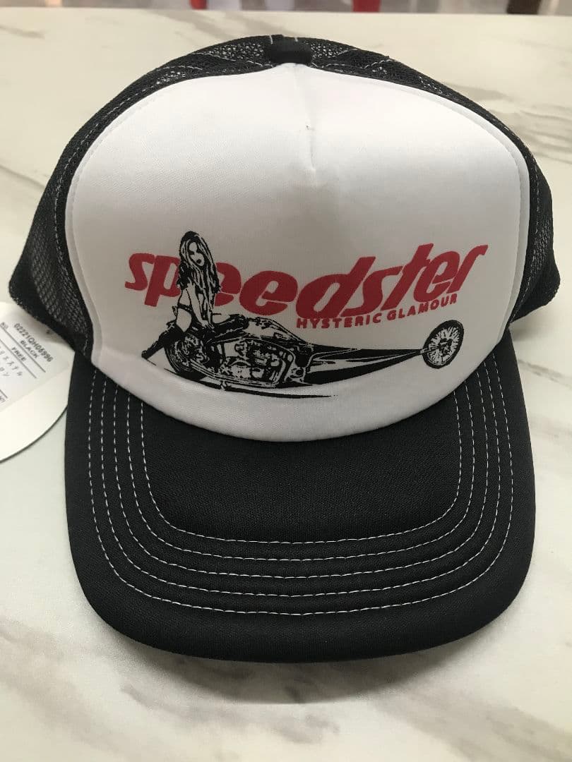 【新品未使用】 ヒステリックグラマー　キャップ　GUITAR GIRL 0002 HYSTERIC GLAMOUR（ヒステリックグラマー） HYSTERIC