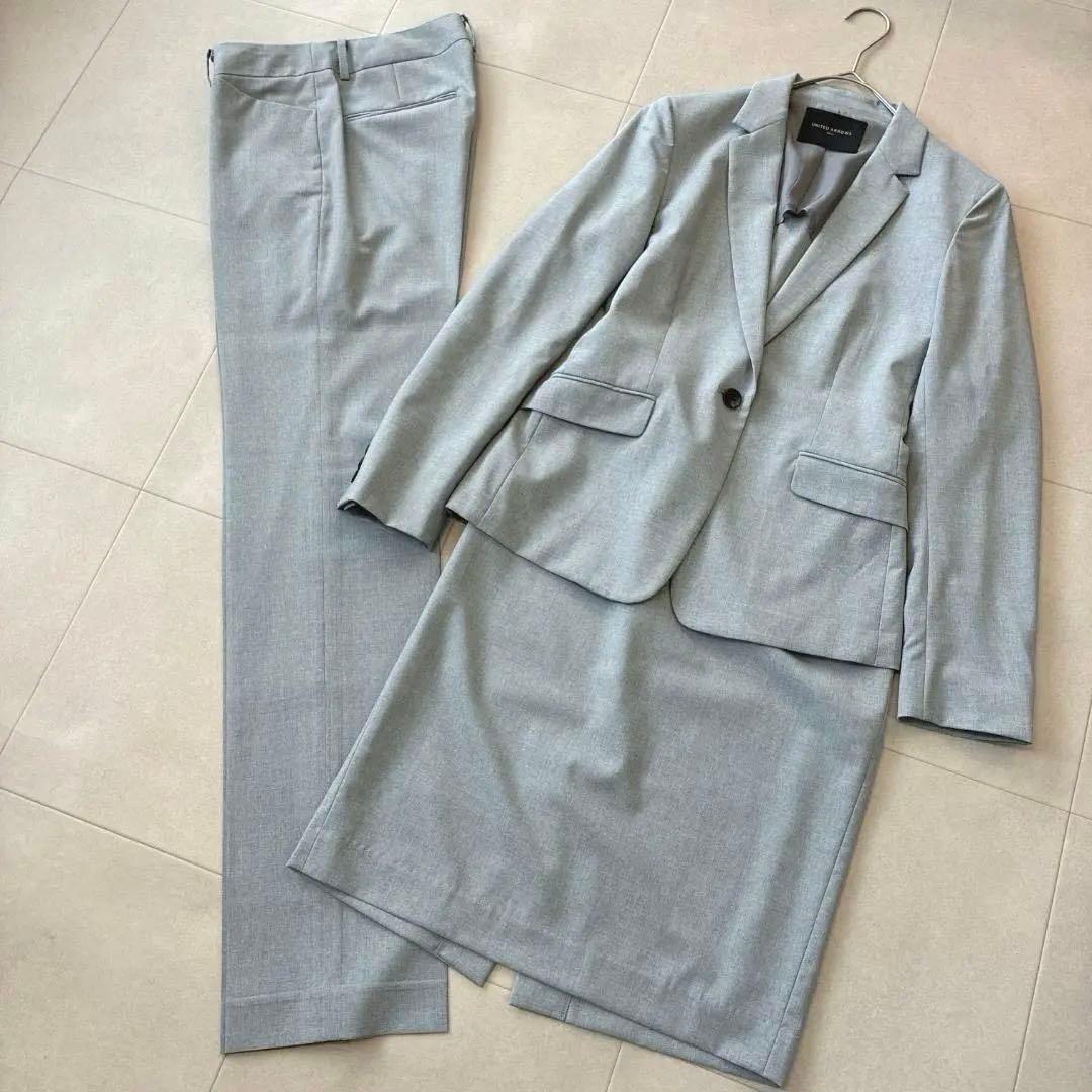 現行　ユナイテッドアローズ♡セットアップ スーツ　スリーピース　38 グレー