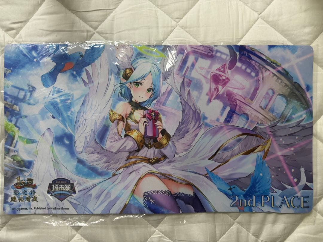 白翼の守護神・アイテール　プレイマット 海外限定上位赏　シャドウバースエボルヴ