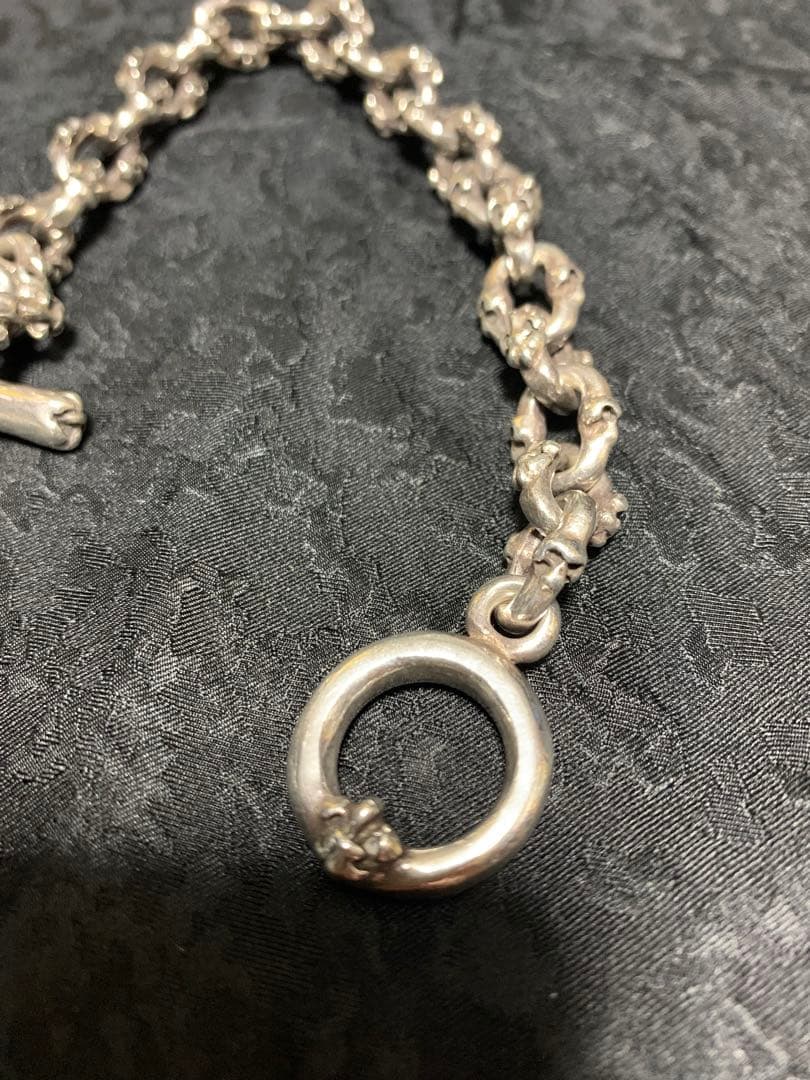 レア！サーティーンデザインズシルバー チェーンブレスレット トグル式