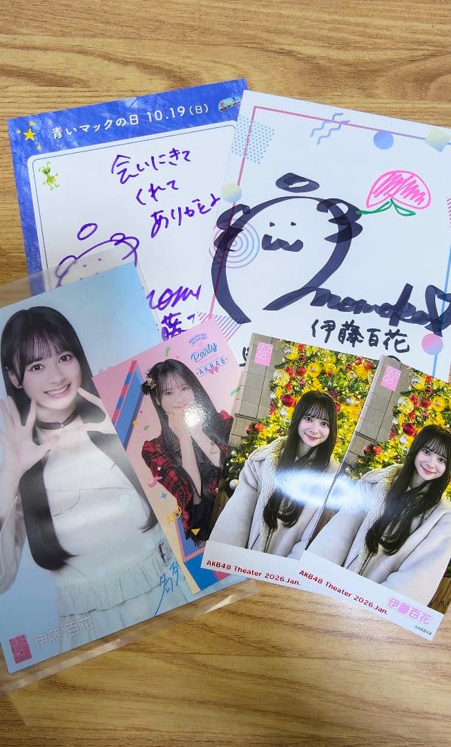 O*+様 伊藤百花 サイン グッズ AKB48 - メルカリ