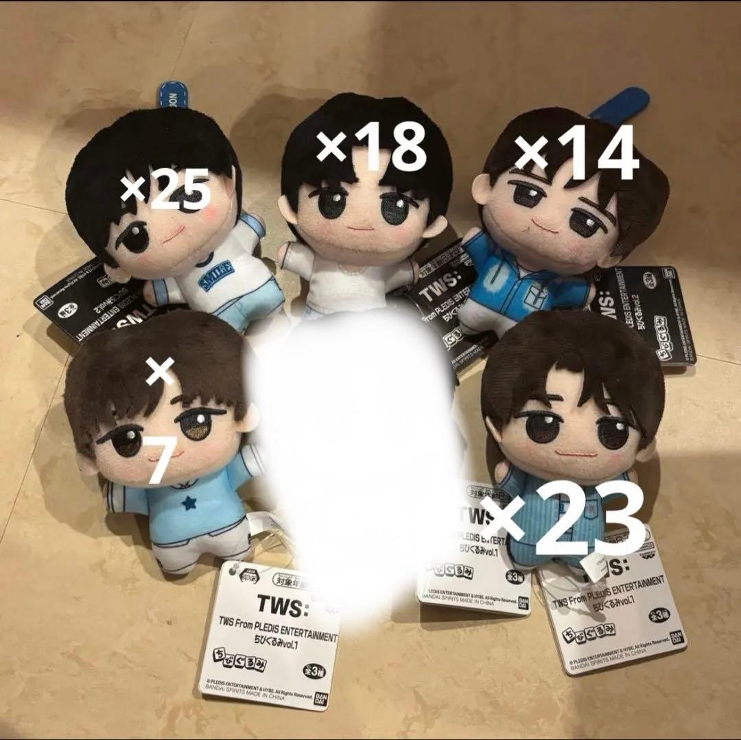 TWS トゥアス　ちびぐるみ 87体セット