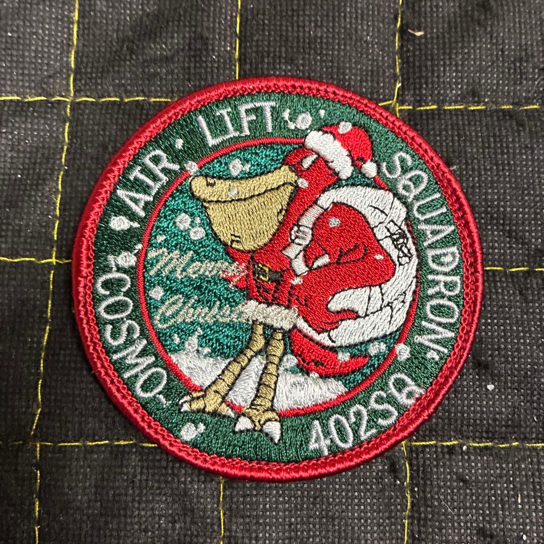 航空自衛隊　入間基地　第2輸送航空隊　402SQ パッチ　クリスマス限定版