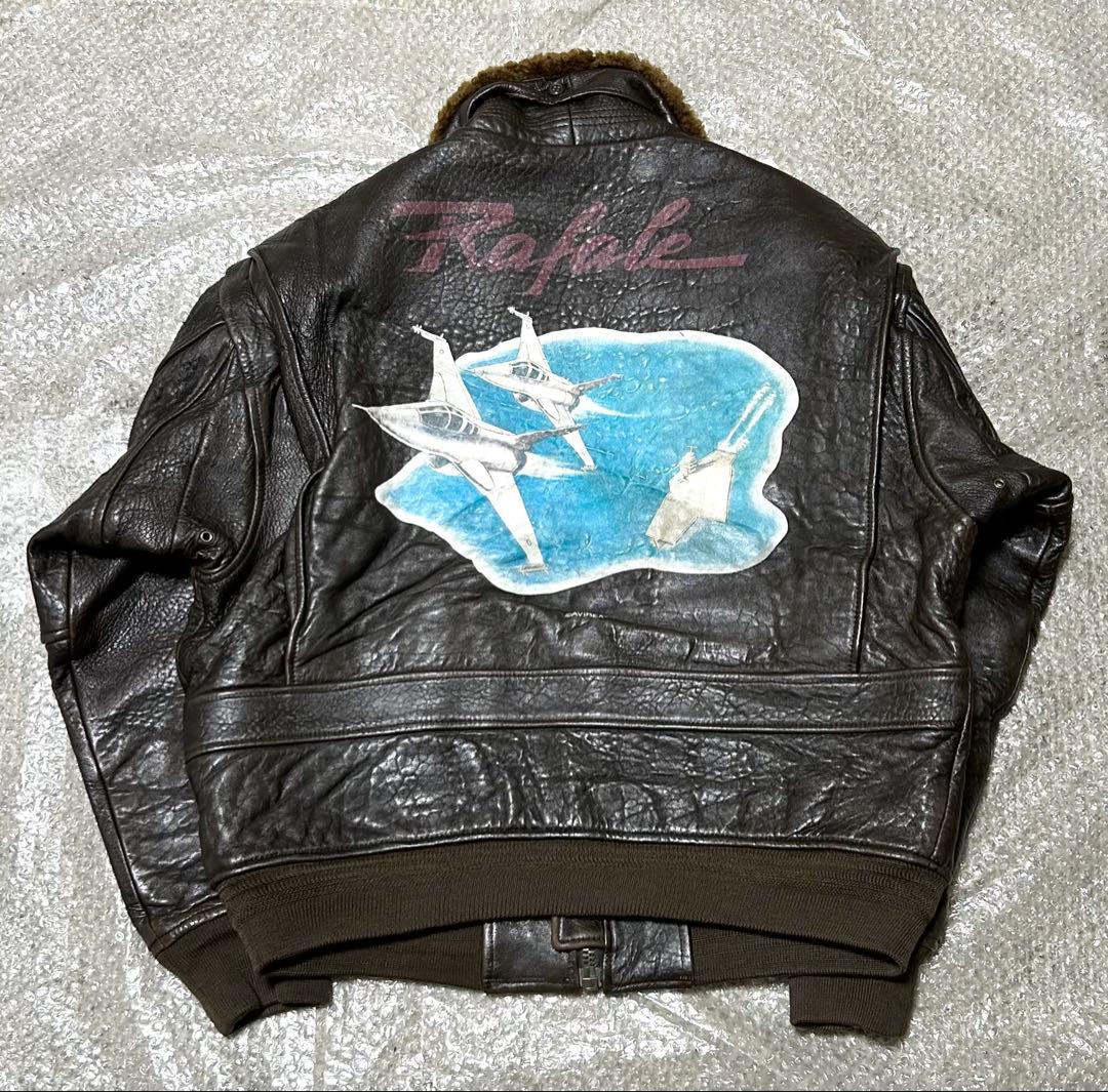 ⑤AVIREX G-1 レザーTOPGUN◇MA-1◇ハーレーgpz ninja - メルカリ