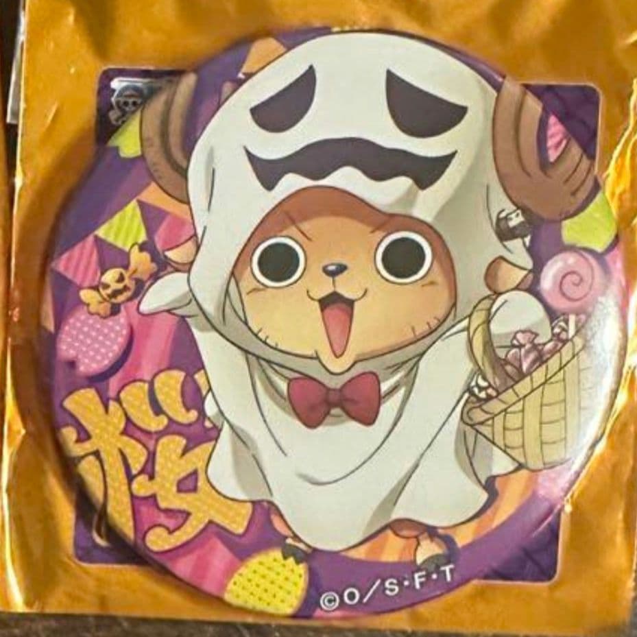 ワンピース ONEPIECE チョッパー 輩缶バッジ ハッピーハロウィン