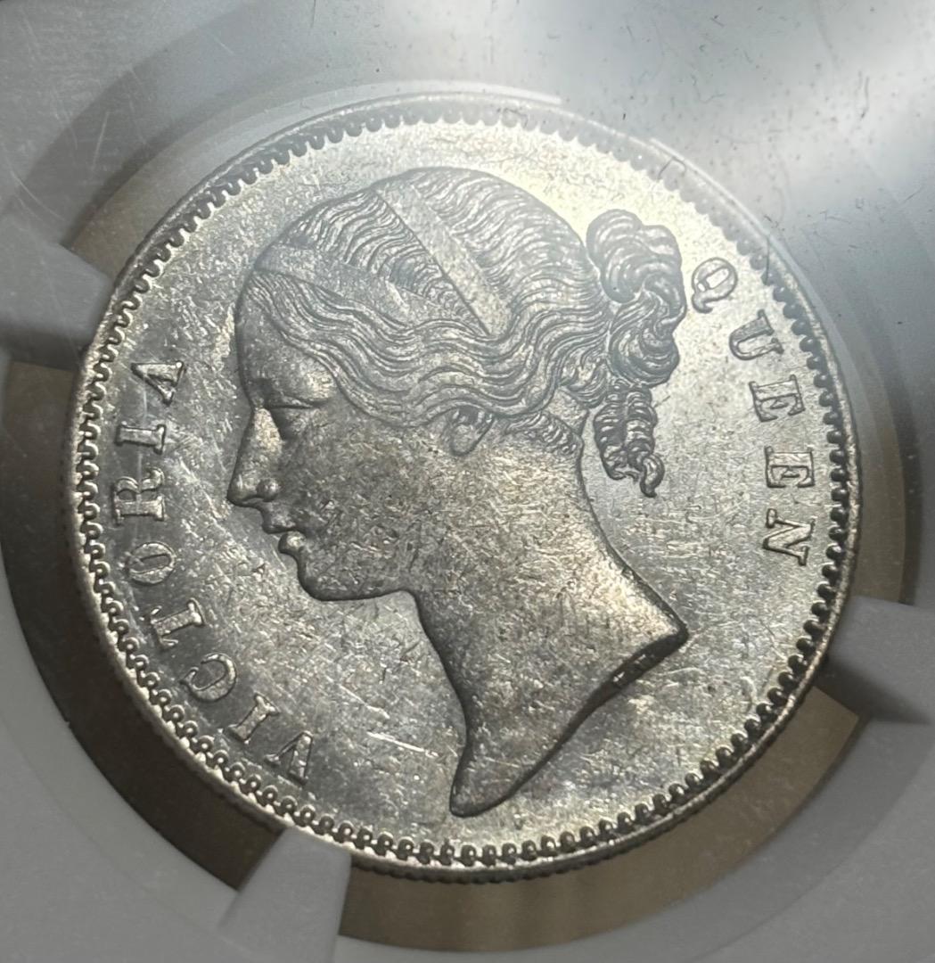1840年 インド　ヴィクトリア　ルピー銀貨　MS61 1840年 インド ヴィクトリア ルピー銀貨 MS61 不朽の名作 1840年 英領